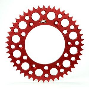 SPROCKET REAR ULTRALIGHT HONDA CR/CRF 125/250/450 >24 47T RED